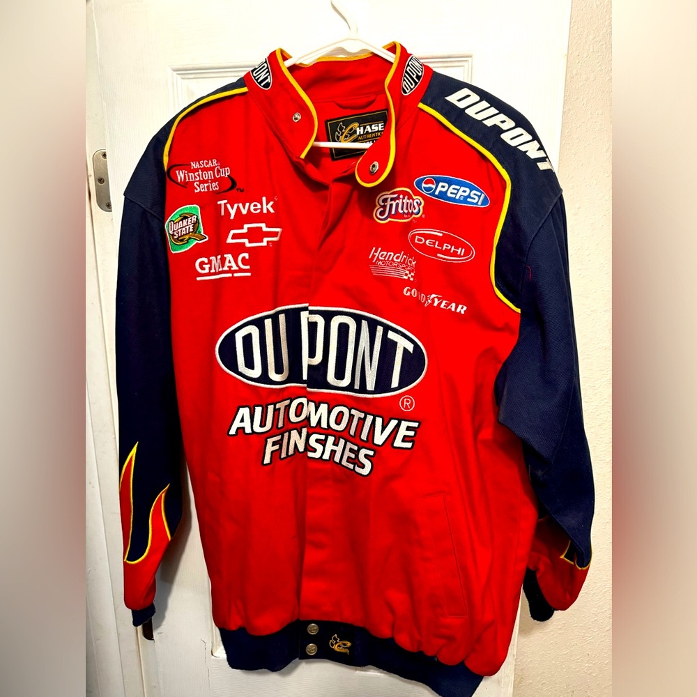 Jeff Gordon #24 Dupont Flames Specialty Racing Jacket Mens X Large NASCAR Rare
